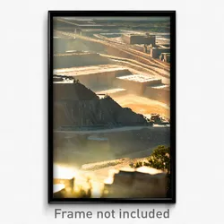 Pixel Art Poster - Familiar Quarry (8 Bit Psychedelic Trippy Video Game Print)