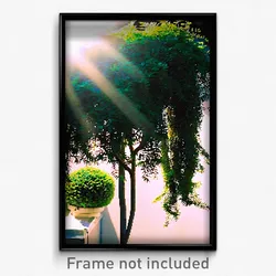 Pixel Art Poster - Plastic Bush (8 Bit Psychedelic Trippy Video Game Print)