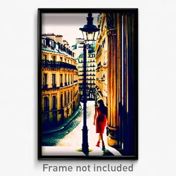 Pixel Art Poster - Elegant Paris (8 Bit Psychedelic Trippy Video Game Print)