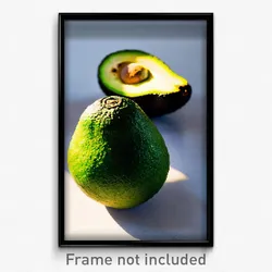 Pixel Art Poster - Complicated Avocado (8 Bit Psychedelic Video Game Print)
