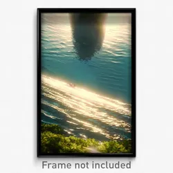 Pixel Art Poster - Superficial Backwater (8 Bit Psychedelic Video Game Print)