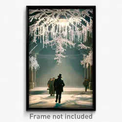Pixel Art Poster - Frosty Balistraria (8 Bit Psychedelic Video Game Print)