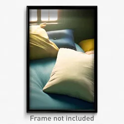 Pixel Art Poster - Average Pillow (8 Bit Psychedelic Trippy Video Game Print)