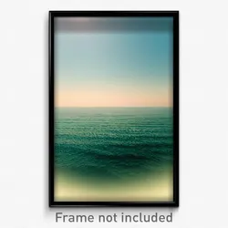 Pixel Art Poster - Important Seascape (8 Bit Psychedelic Video Game Print)