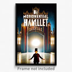 Pixel Art Poster - Monumental Hamlet (8 Bit Psychedelic Trippy Video Game Print)