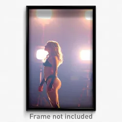 Pixel Art Poster - Tremendous Body (8 Bit Psychedelic Trippy Video Game Print)