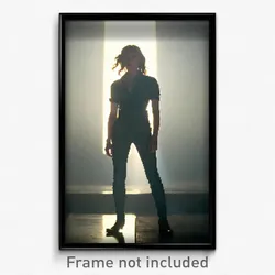 Pixel Art Poster - Sharp Desolation (8 Bit Psychedelic Trippy Video Game Print)