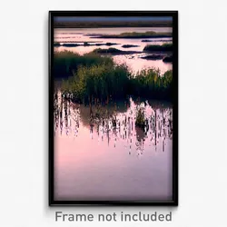 Pixel Art Poster - Musty Wetland (8 Bit Psychedelic Trippy Video Game Print)