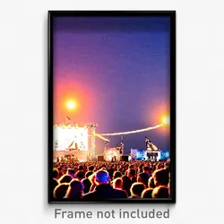 Pixel Art Poster - Nautical Music Festival (8 Bit Psychedelic Video Game Print)