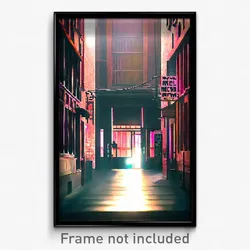 Pixel Art Poster - Novel Mews (8 Bit Psychedelic Trippy Weird Video Game Print)