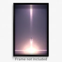 Pixel Art Poster - Dense Void (8 Bit Psychedelic Trippy Weird Video Game Print)