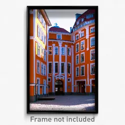 Pixel Art Poster - Well Made Swedish Architecture (8 Bit Video Game Print)