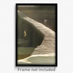 Pixel Art Poster - Silent Motte (8 Bit Psychedelic Trippy Video Game Print)
