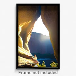 Pixel Art Poster - Noted Gorge (8 Bit Psychedelic Trippy Weird Video Game Print)