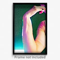 Pixel Art Poster - Pristine Arm (8 Bit Psychedelic Trippy Video Game Print)