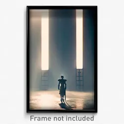 Pixel Art Poster - Thin Protectorate (8 Bit Psychedelic Trippy Video Game Print)
