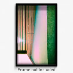 Pixel Art Poster - Harmonious Wall (8 Bit Psychedelic Trippy Video Game Print)