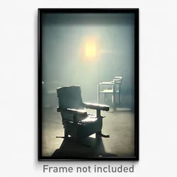 Pixel Art Poster - Cold Chair (8 Bit Psychedelic Trippy Weird Video Game Print)