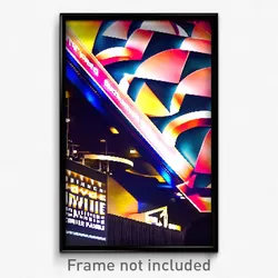 Pixel Art Poster - Outrageous Movie Awards (8 Bit Psychedelic Video Game Print)
