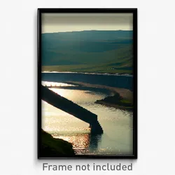 Pixel Art Poster - Wiry Reservoir (8 Bit Psychedelic Trippy Video Game Print)