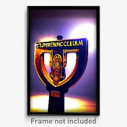 Pixel Art Poster - Stupendous Hibernaculum (8 Bit Psychedelic Video Game Print)
