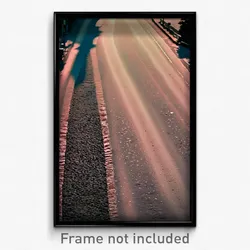 Pixel Art Poster - Uneven Crossroad (8 Bit Psychedelic Trippy Video Game Print)