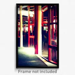 Pixel Art Poster - Conventional London (8 Bit Psychedelic Video Game Print)