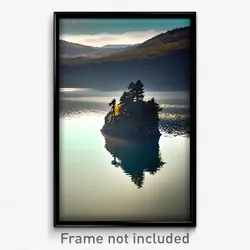 Pixel Art Poster - Rare Loch (8 Bit Psychedelic Trippy Weird Video Game Print)