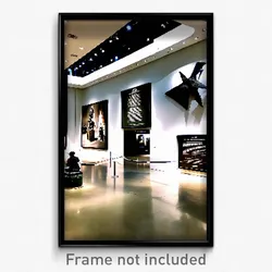 Pixel Art Poster - Elegant Museum (8 Bit Psychedelic Trippy Video Game Print)