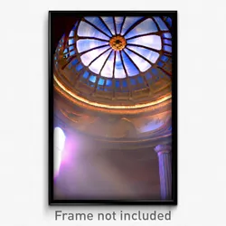 Pixel Art Poster - Authentic Dome (8 Bit Psychedelic Trippy Video Game Print)