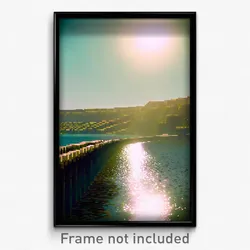 Pixel Art Poster - Brilliant Causeway (8 Bit Psychedelic Video Game Print)