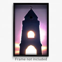 Pixel Art Poster - Sharp Belfry (8 Bit Psychedelic Trippy Video Game Print)