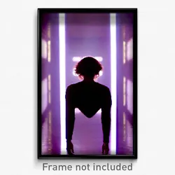 Pixel Art Poster - Zealous Mind Journey (8 Bit Psychedelic Video Game Print)