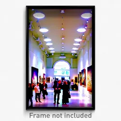 Pixel Art Poster - Busy Gallery (8 Bit Psychedelic Trippy Video Game Print)