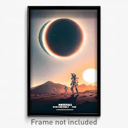 Pixel Art Poster - Impeccable Mars (8 Bit Psychedelic Trippy Video Game Print)