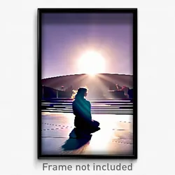 Pixel Art Poster - Heavenly Amphitheatre (8 Bit Psychedelic Video Game Print)