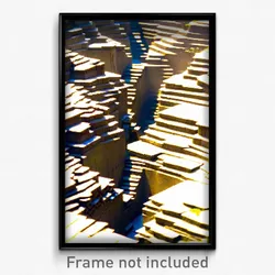 Pixel Art Poster - Outstanding Trenches (8 Bit Psychedelic Video Game Print)