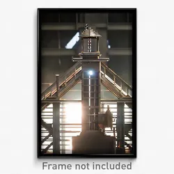 Pixel Art Poster - Steel Ark (8 Bit Psychedelic Trippy Weird Video Game Print)