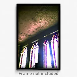 Pixel Art Poster - Rubbery Asylum (8 Bit Psychedelic Trippy Video Game Print)
