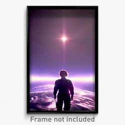 Pixel Art Poster - Meager Expanse (8 Bit Psychedelic Trippy Video Game Print)