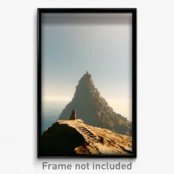 Pixel Art Poster - Aged Peak (8 Bit Psychedelic Trippy Weird Video Game Print)