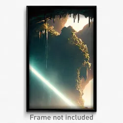 Pixel Art Poster - Complicated Abyss (8 Bit Psychedelic Trippy Video Game Print)