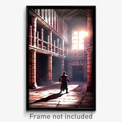 Pixel Art Poster - Stupendous Dungeon (8 Bit Psychedelic Video Game Print)