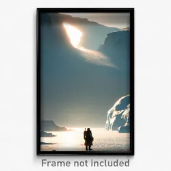 Pixel Art Poster - Arctic Domain (8 Bit Psychedelic Trippy Video Game Print)