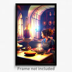 Pixel Art Poster - Fancy Cobbler (8 Bit Psychedelic Trippy Video Game Print)
