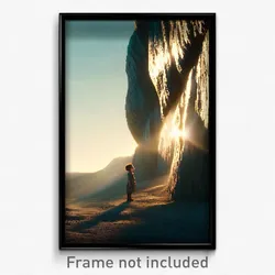 Pixel Art Poster - Little Bend (8 Bit Psychedelic Trippy Weird Video Game Print)