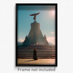 Pixel Art Poster - Monumental Roost (8 Bit Psychedelic Trippy Video Game Print)