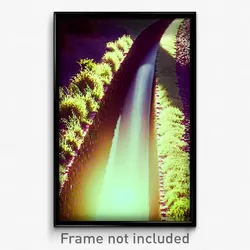Pixel Art Poster - Unusual Ditch (8 Bit Psychedelic Trippy Video Game Print)