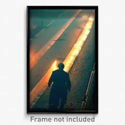 Pixel Art Poster - Murky Crossroad (8 Bit Psychedelic Trippy Video Game Print)