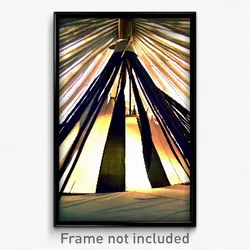 Pixel Art Poster - Huge Tepee (8 Bit Psychedelic Trippy Weird Video Game Print)